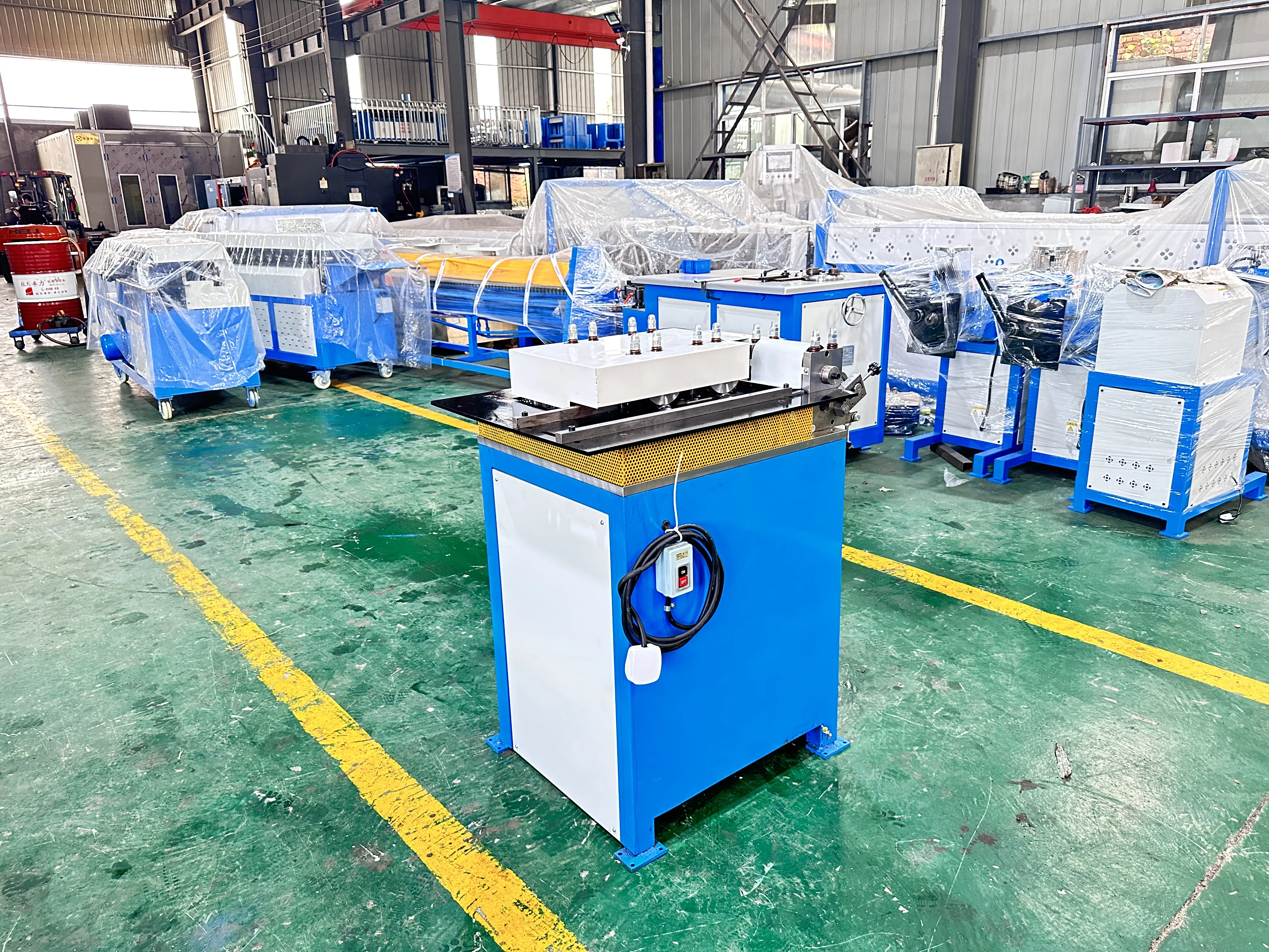 Dovetail Collar Machine for round hvac duct making machines