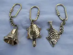 High Demand Wholesale Price Brass Keychain in Different Style & Design