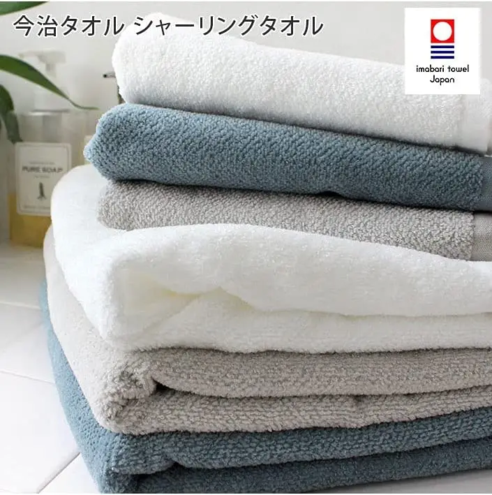 [Wholesale Products][Look for Distributor ] HIORIE Imabari towel Cotton 100% Shirring Hand Towel 34*80cm 380GSM Face Grey