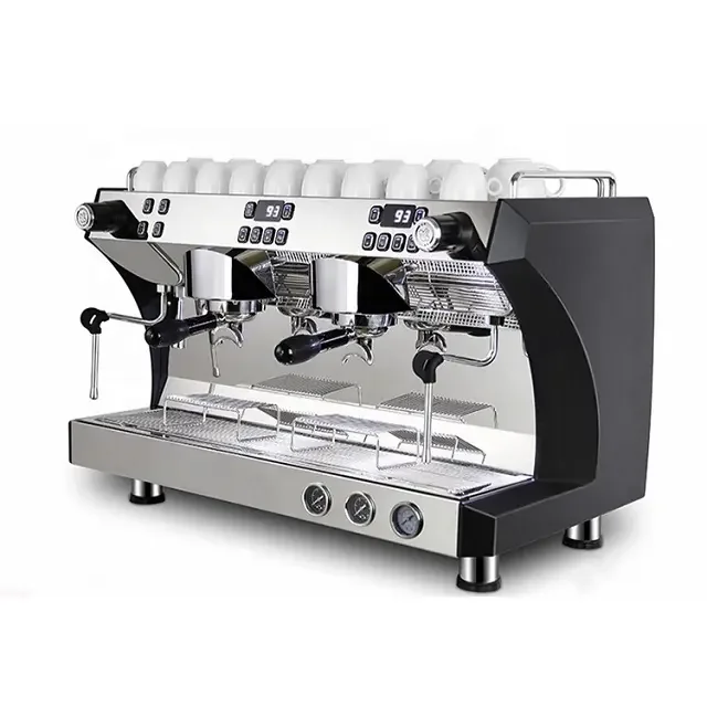 Buy New Design Professional Double Head Commercial Expresso Coffee Machine Wholesale Price