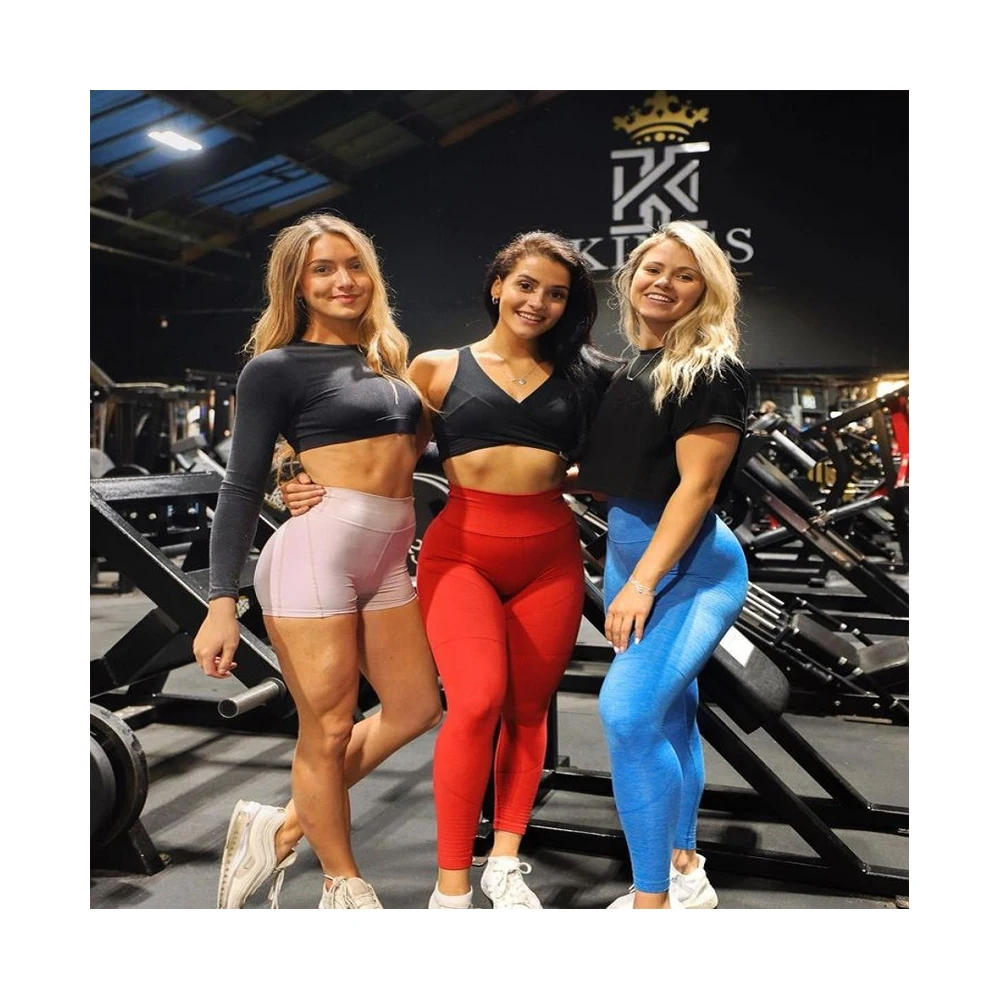 Women Workout Biker Cycle Gym Short Female Fitness Ware Short One Piece Yoga Dress Set with Color Variations