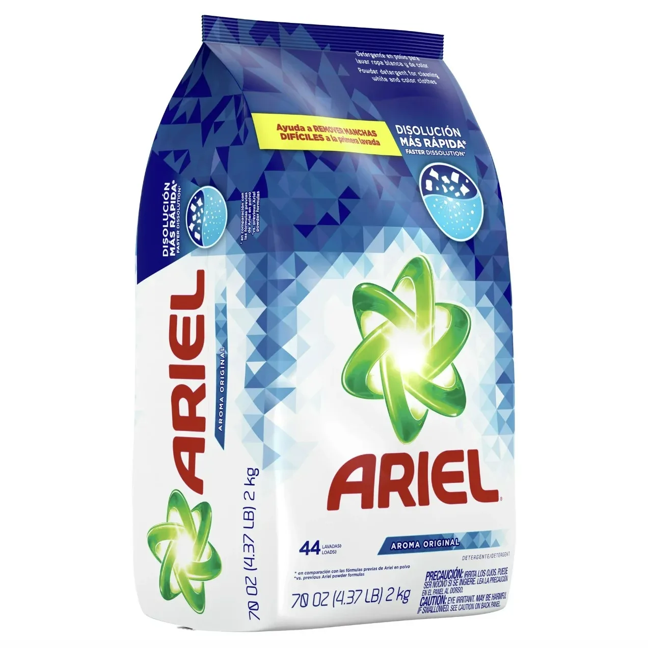 Ariel Powder Laundry Detergent, Original Scent, 44 loads (70 oz., Pack of 2)