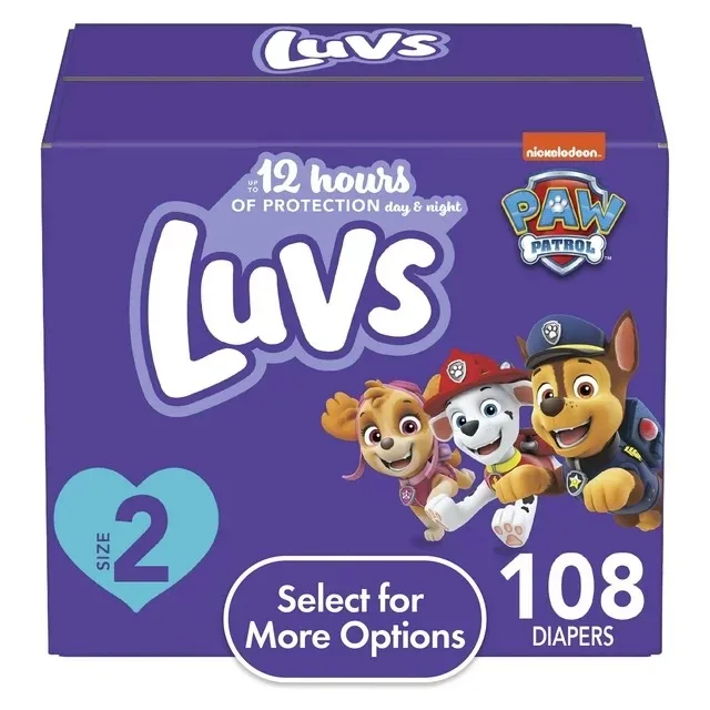 Luvs Diapers - Size 2, 264 Count, Disposable Baby Diapers