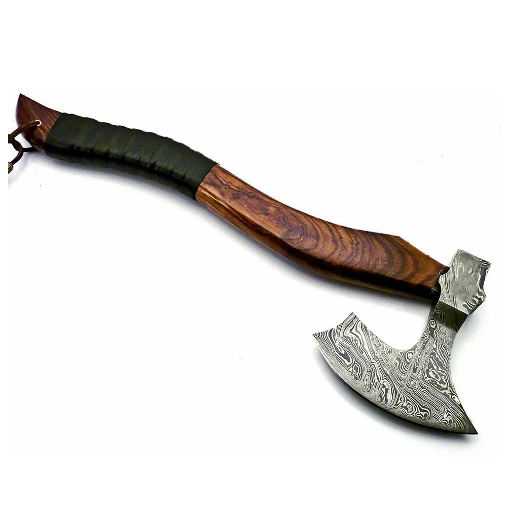 Custom OEM Latest Design New Arrival Damascus Steel Axes For Sale / Pakistan Best Selling Damascus Steel Axes
