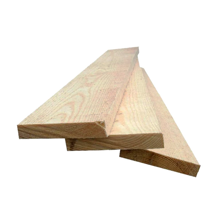 Wholesale Pine Edged Wooden Board Timber Lumber Solid Board Industrial Wood For Construction Wooden Planks