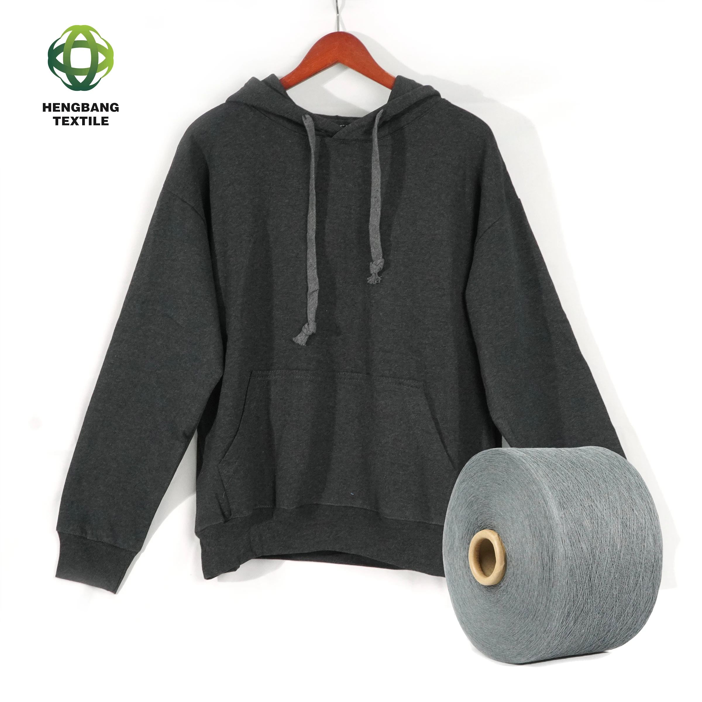 GRS certificate open end regenerated cotton polyester yarn for knitting & weaving  NE 12/1 from Vietnam