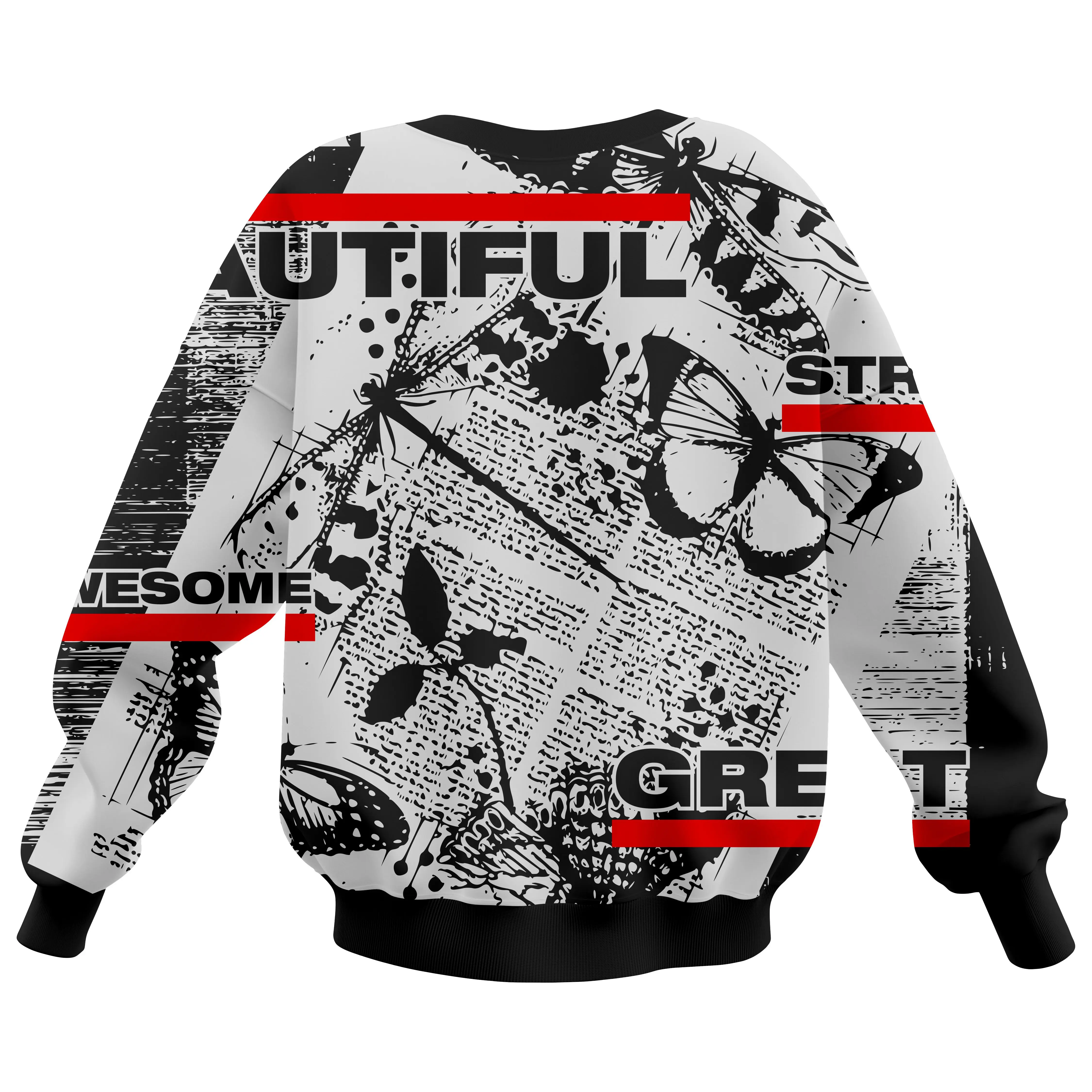 2024 New Arrival Polyester Spandex cotton Fabric Sublimation Printing Long Sleeve Hoodie Sweatshirts For Women Custom Log