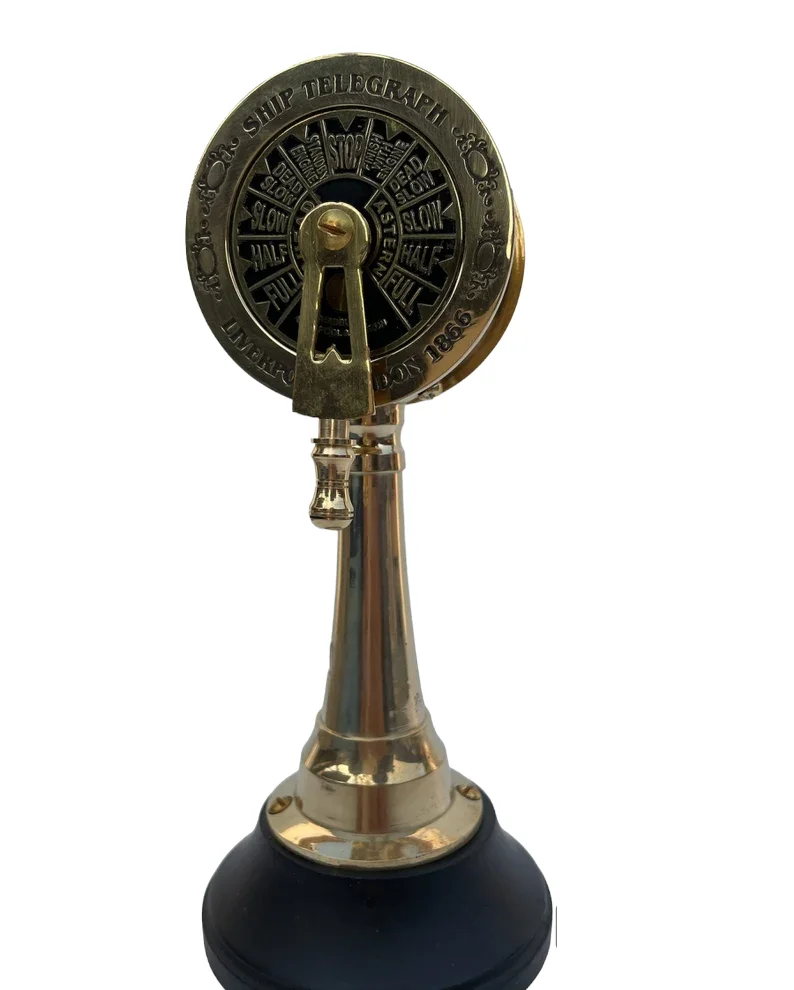 Modern Style Collectible Marine Brass Telegraph Nautical Designer Metal Crafts Pen Holder in Low Moq Price for Decor Perpose
