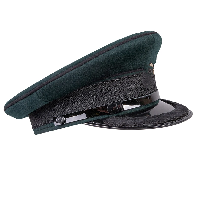 Hand Made Security Fashion Style Uniform Navy Cap Used For Fire Service Scouts And Security Officer Uniform Peaked Hat Visor