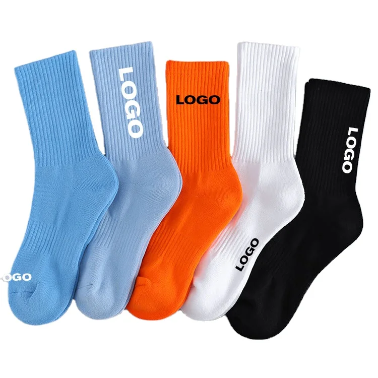 OEM personalized fashion crew custom design socks bamboo cotton dress sock men custom logo socks