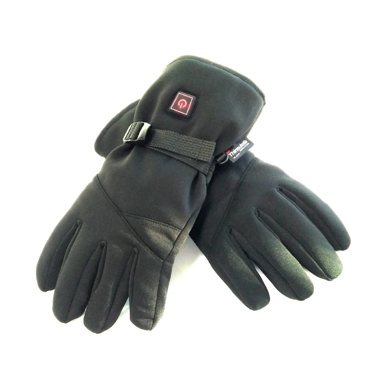 Custom High Quality Winter Men Women Battery Electric Heated Gloves Thermal Hand Warmers For Hiking Ski Riding Cycling