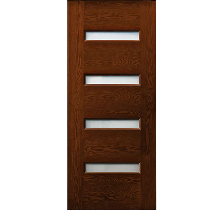Hot Selling High Quality American Design Fiberglass Entry Door Surface Finished Interior Door for Home