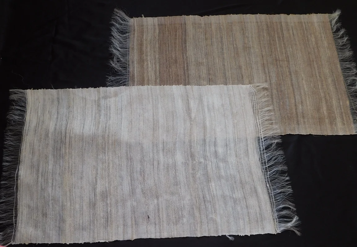 custom made table runners and table mats made from tussah and ghicha silks  ideal for home decoration and home textile stores