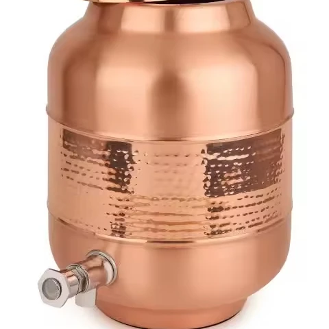 Top  selling copper water Dispenser Ayurveda healthy water copper dispenser pot hammered wholesale Manufacturer