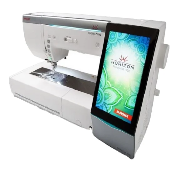 Лучший продукт JANOME HORIZON MEMORY CRAFT 15000 швейная и вышивальная машина MC15000 V2
