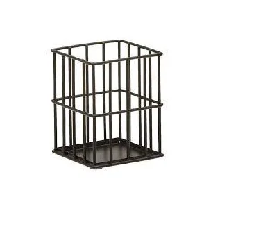 Pen Holder desk Organizer Flower Pot Container Makeup Brush Holder Desktop Pen Holder For Desk Aluminum Custom pen