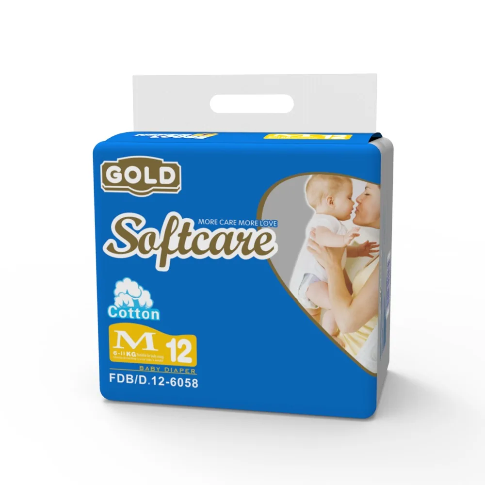 Disposable Baby Sleepy Diaper Pant Breathable Baby Nappies Diapers Manufacture Wholesale Cotton Soft Newborn Baby Diapers