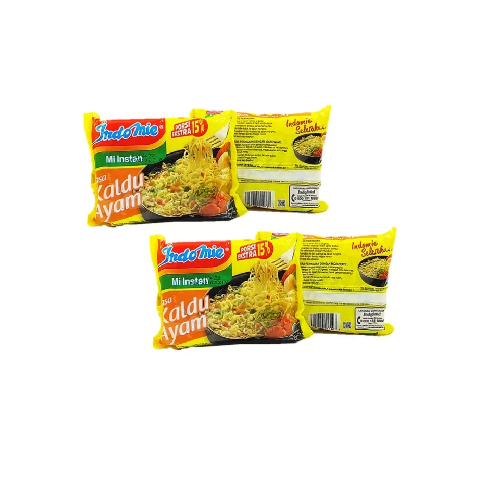 New Arrival Fast Cooking Refined Processed 40 Sachets/Carton Delicious Indonesian Kaldu Ayam Flavor Instant Noodles for Sale