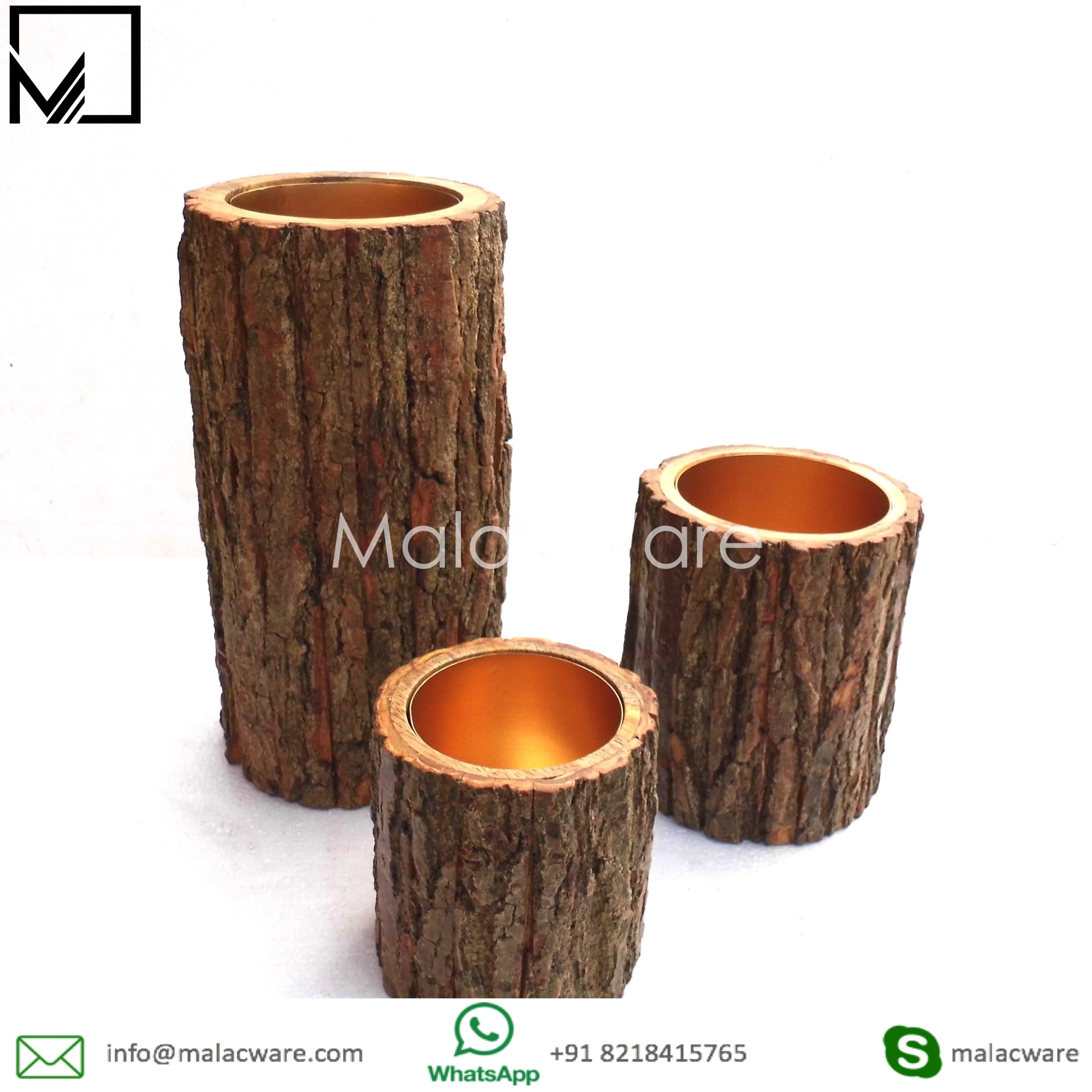 Indian factory made new design low cost high quality Round shape metal vase logo engraving metal vase