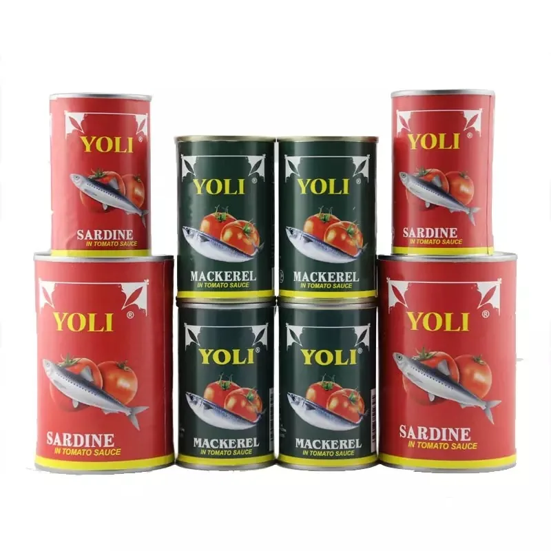High Quality Canned Food Canned Fish Canned Sardine/ Tuna/ Mackerel in Tomato Sauce/oil/ Brine 125g 155G 425G