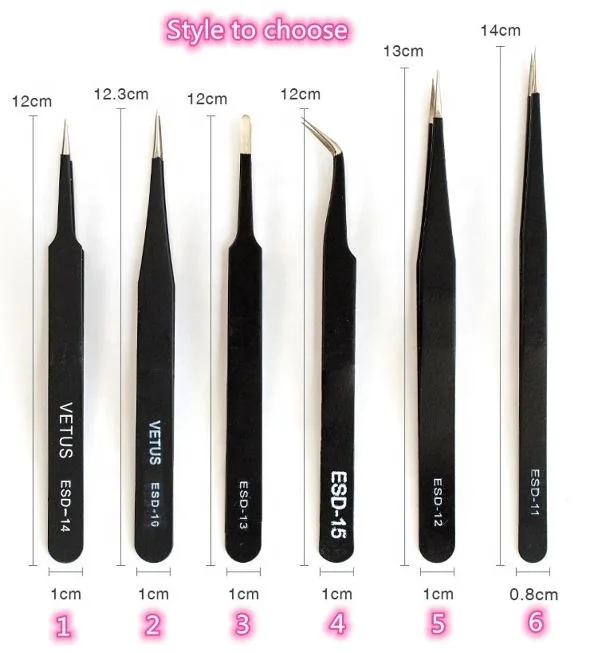 Stickers Tweezers Diary Deco Tweezers For Sticker Journal Stationery Tool Stainless Steel Tweezers Planner Supplies