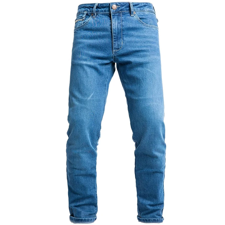 Wholesale with protective gear Detachable Knee protector men motorbike jeans motorcycle riding pants