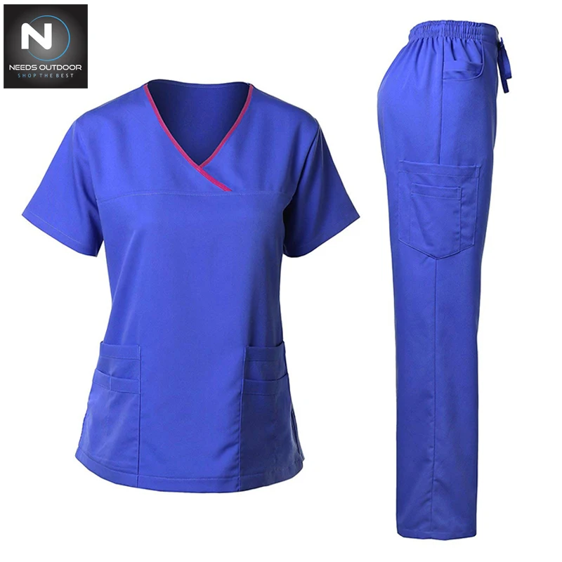 Best Selling Premium Quality New Arrival Comfortable Medical Wear Scrub Suits In Hospital Wear Scrub Uniform By NEEDS OUTDOOR