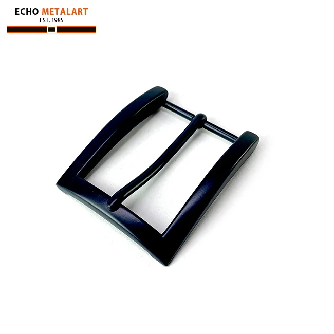 black belt buckle 40mm brass