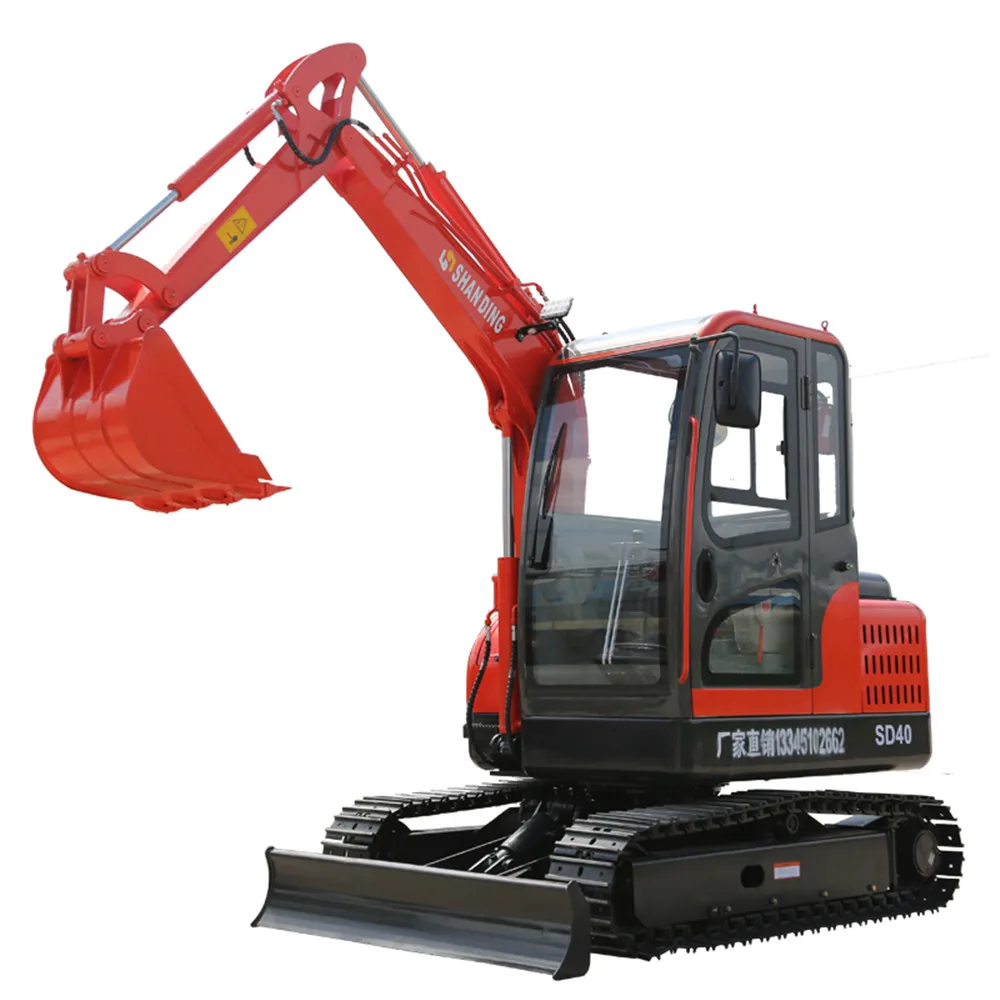CE APPROVED 4 TON EXCAVATOR SD40B 4 TON MINI  EXCAVATOR MINI DIGGER MACHINE FOR SALE