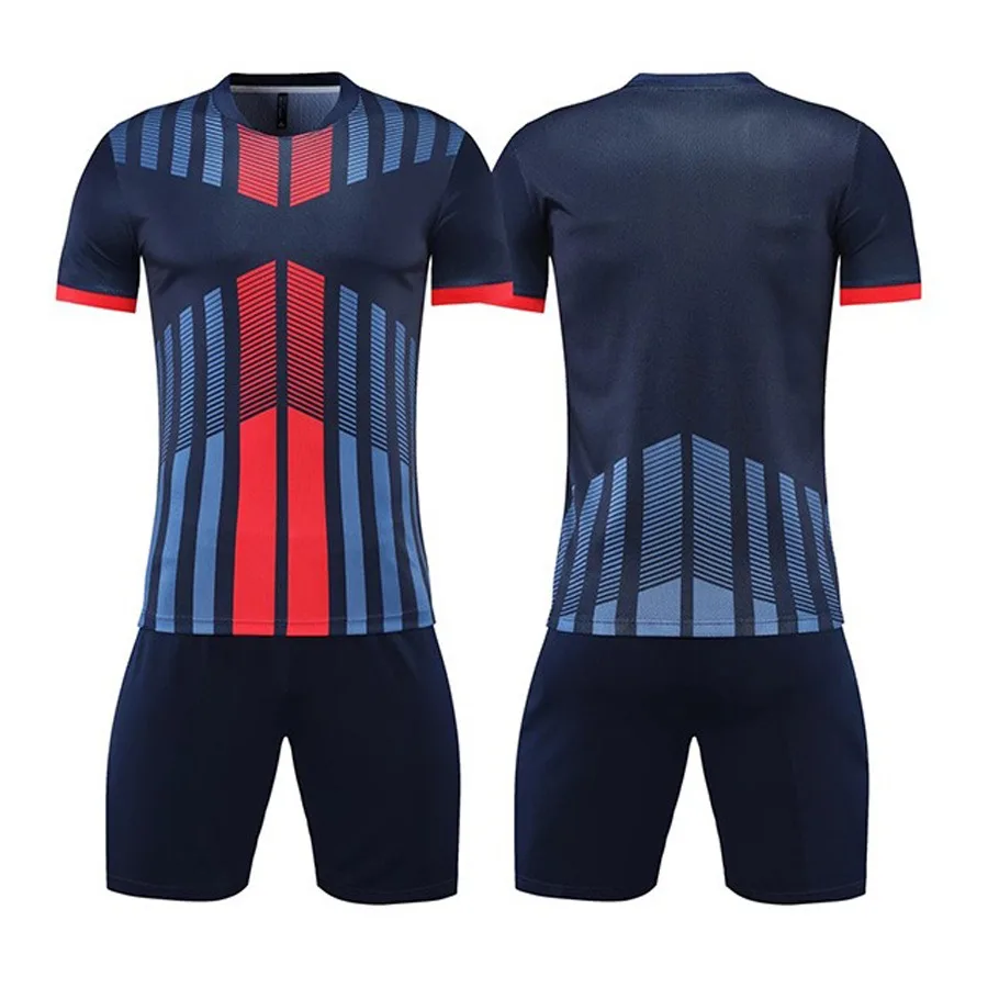 3d Sublimation printing football kits full set soccer wear football Uniform Wholesale Low Price