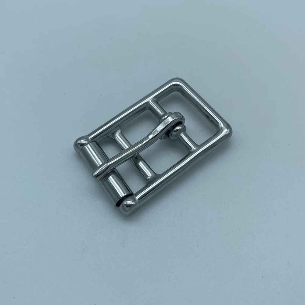 Stainless Steel Flat Loop Bar Girth Buckle With Roller Available At Lowest Price