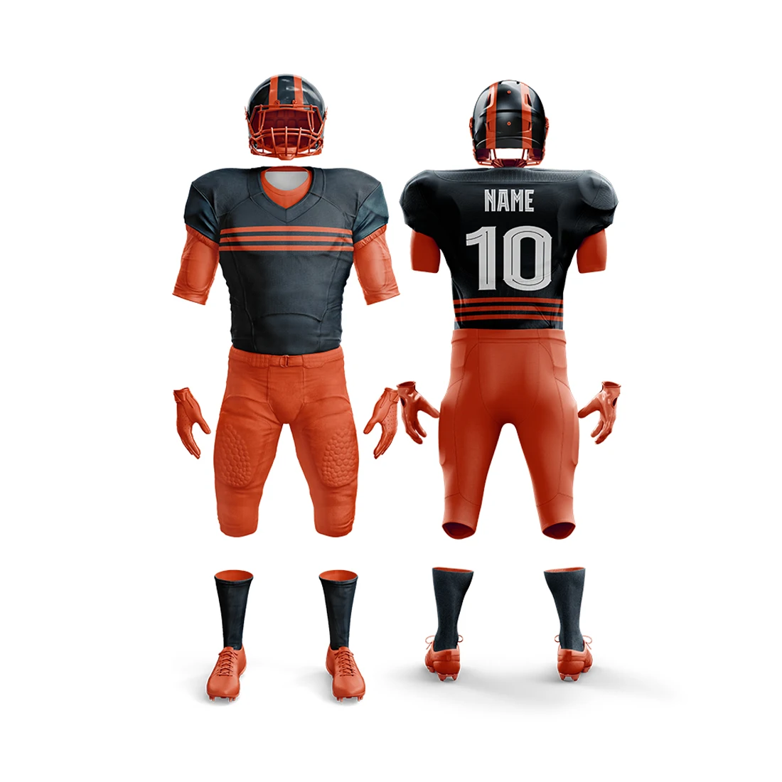 Best Selling Men American Football Uniform 2024 Wholesale Youth Tackle Twill American Football Uniforms