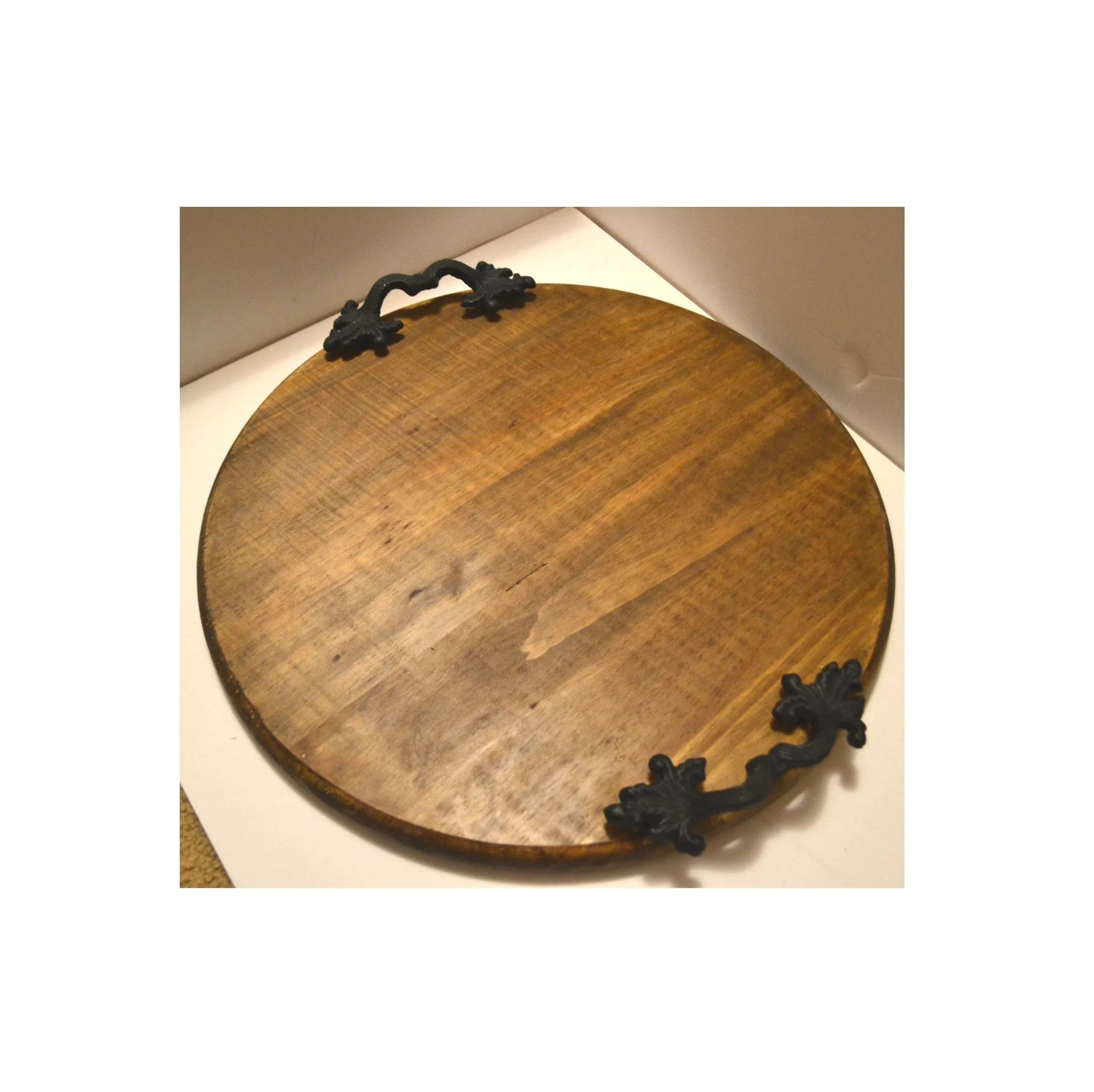 High Quality Serving Tray Wooden Customized Bread Fruit Salad Vegetable Serving Tray Use Home Hotel Restaurant and Office