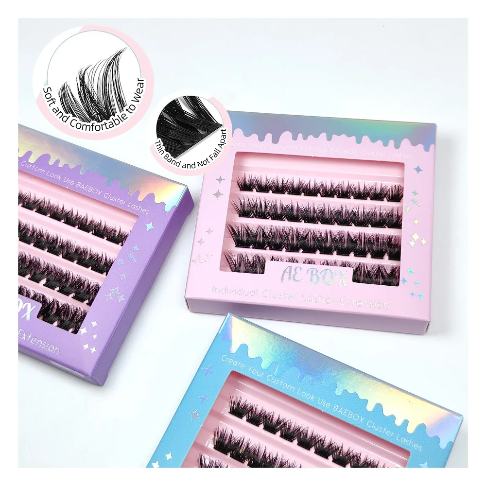 Beauty Eyelashes Segmented Lashes Set DIY Eyelash Extensions Precut Lash Clusters