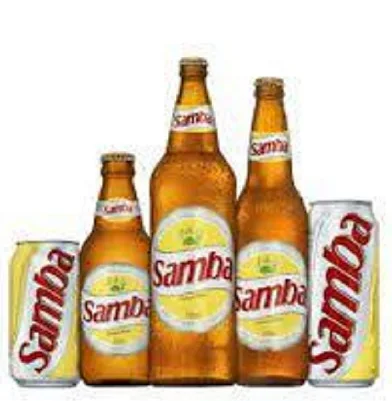 Light Beer aluminium returnable glass 01 liter  Color light  samba beer Brazil origin light pilsen lager beer 4.4% alc