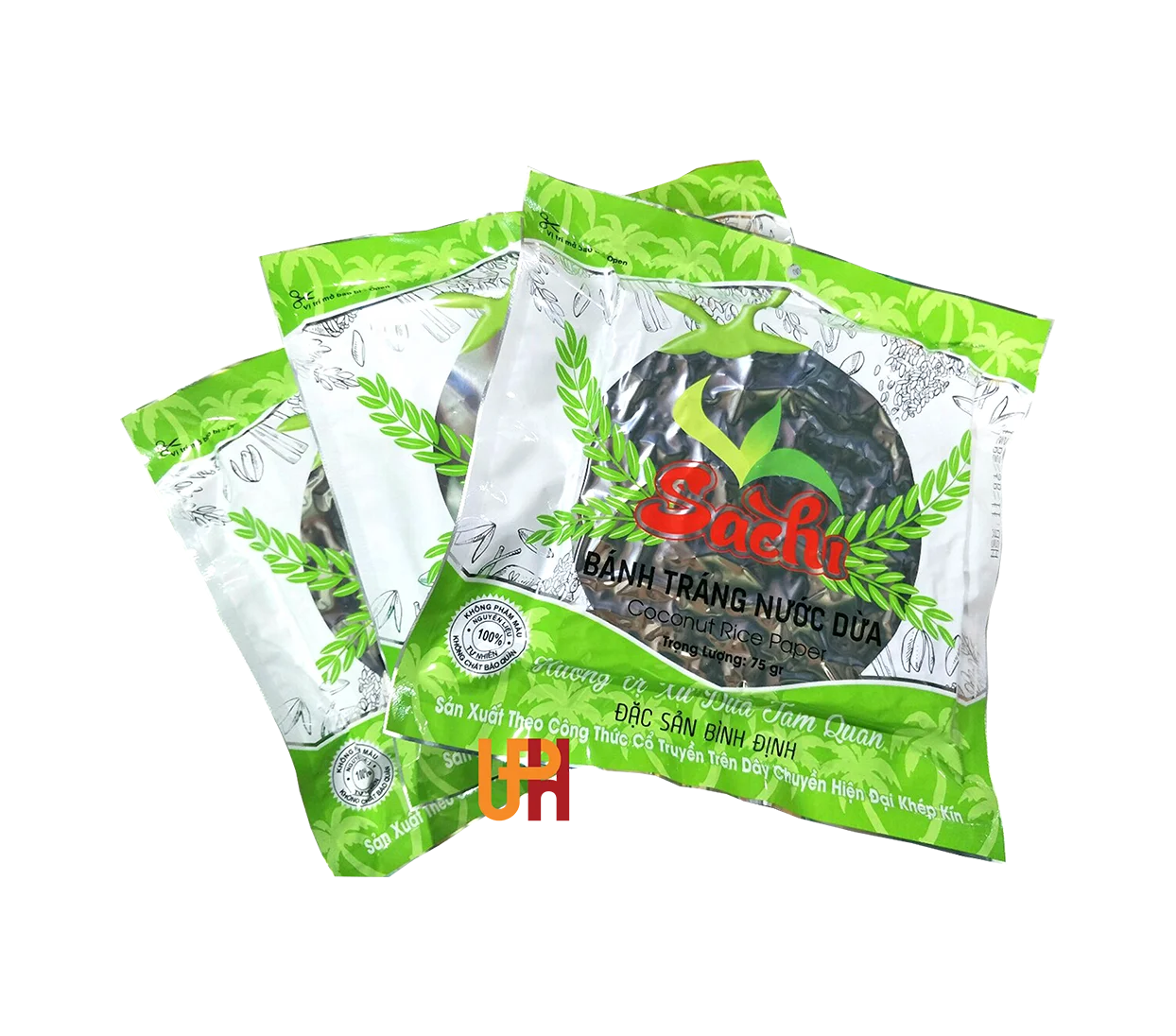 Manufacture Round  Rice Paper Wrapper Vietnam Net spring roll Sachi baked coconut rice paper cake