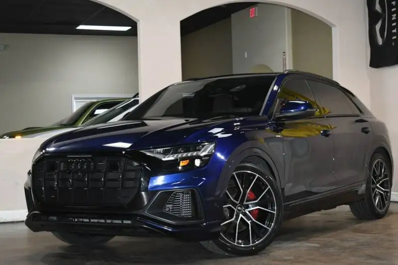 Используемый Q8 AWD Quattro Prestige 55 TFSI 4dr SUV низкая цена левое рулевое управление автоматическая коробка передач турбодвигатель свет салона кожа R18