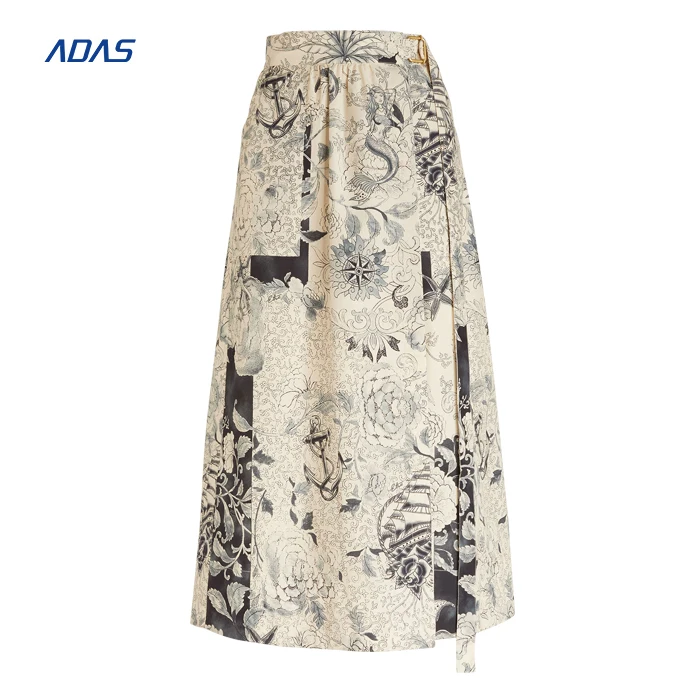 Hot Girls Floral Printed Skirt Women