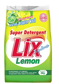LIX 65g Super Detergent Lemon Laundry Detergent for Machine and Hand Wash from Vietnam - Ready for Export