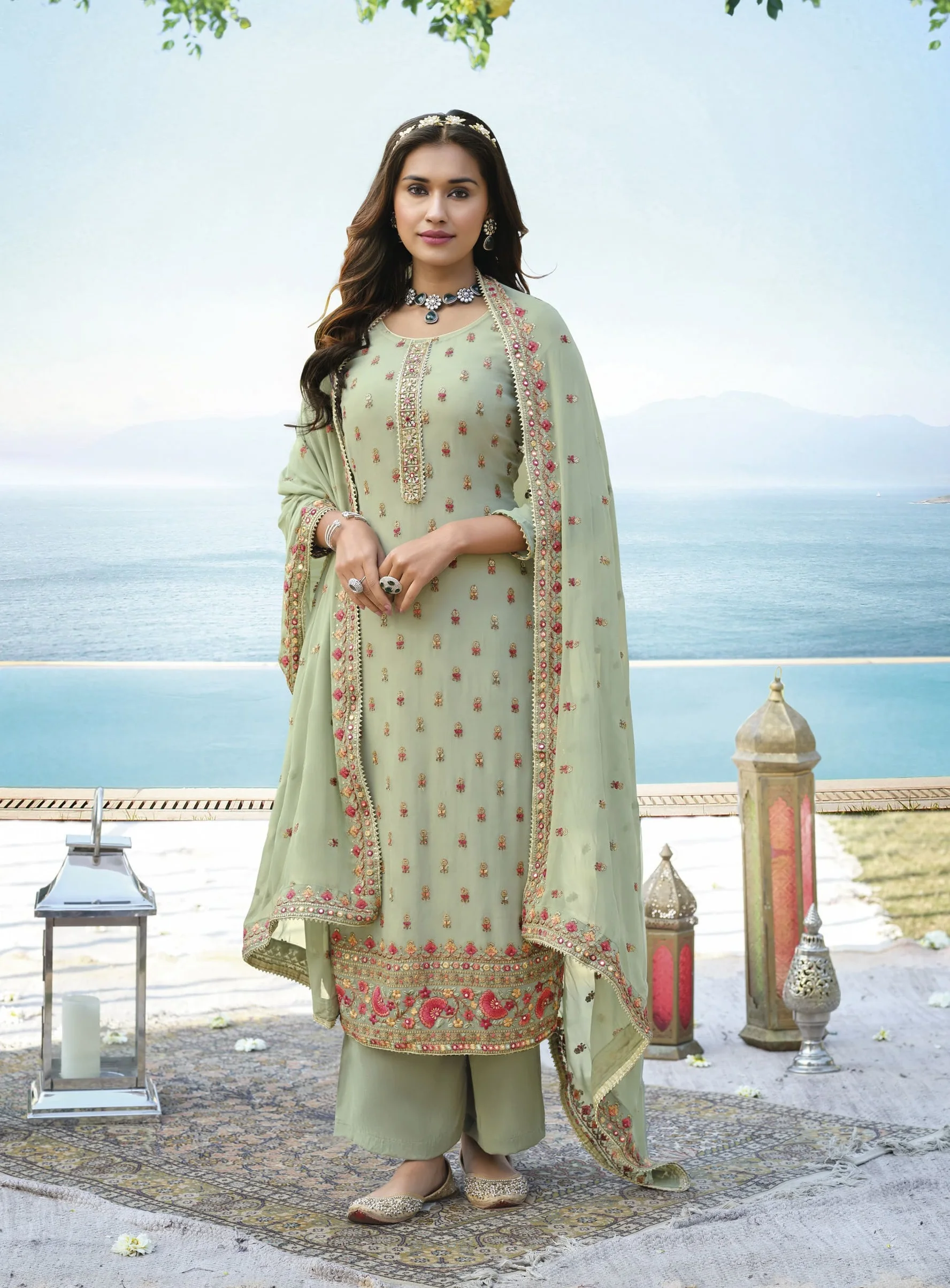 Indian and Pakistani Designer Salwar Kameez for Wedding and Party Wear Available at Wholesale Prices from India