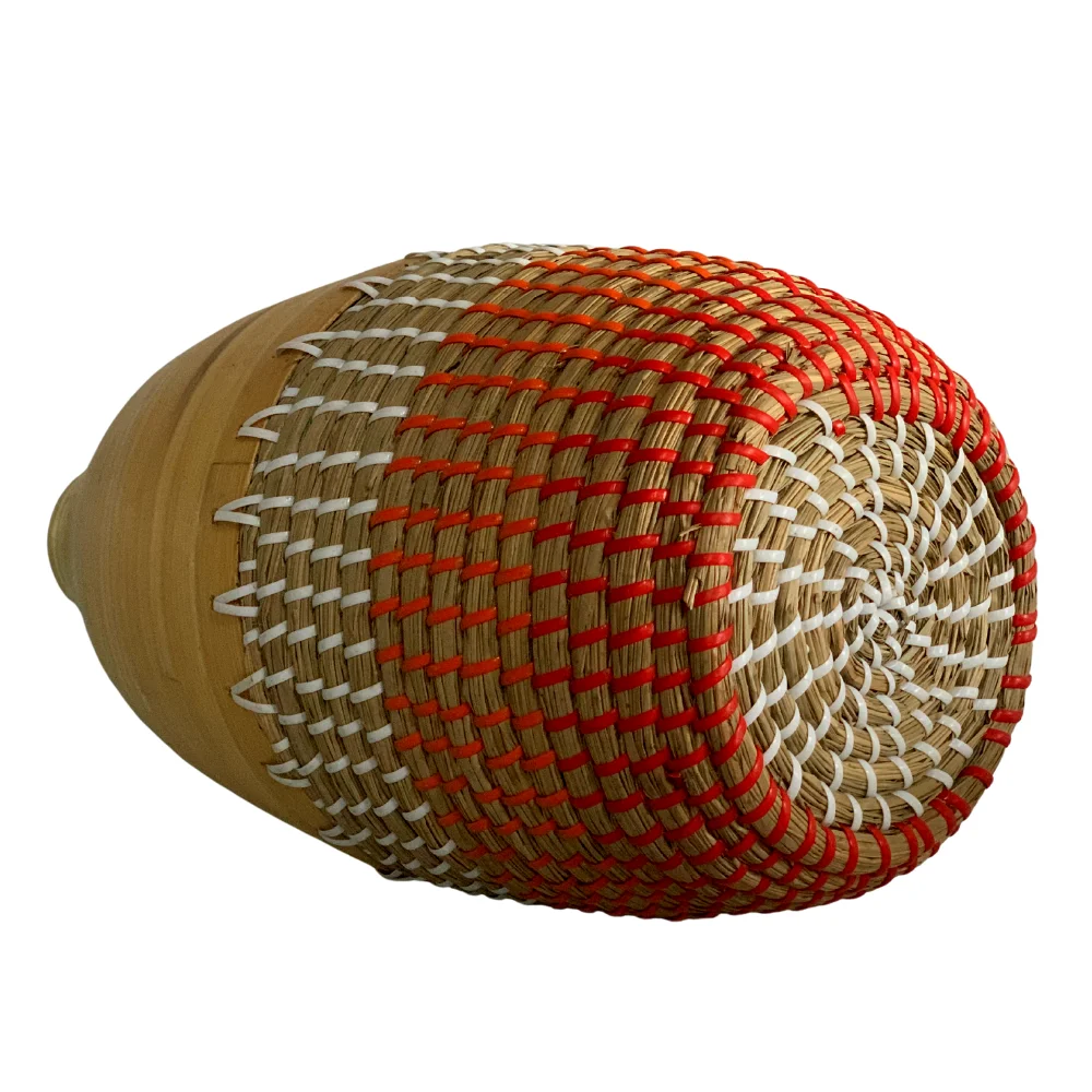 Eco-friendly New Style Bamboo Seagrass Vases Natural Handmade Materials Bamboo Decor Vase Made in Vietnam