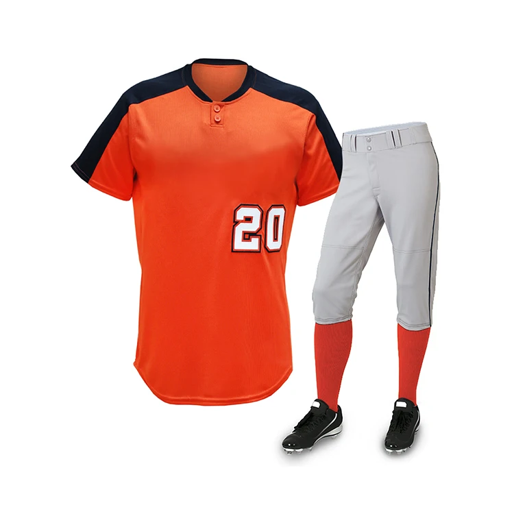 Pure quality affordable price trending style new arrived private label good manufacturer Baseball Uniform