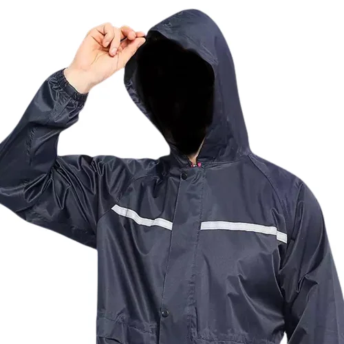 Waterproof Zipper Rain Coat Suit for Men Custom Zipper Rain Coat Women Bag Pants Poncho Customized PVC Adult Universal Logo Item