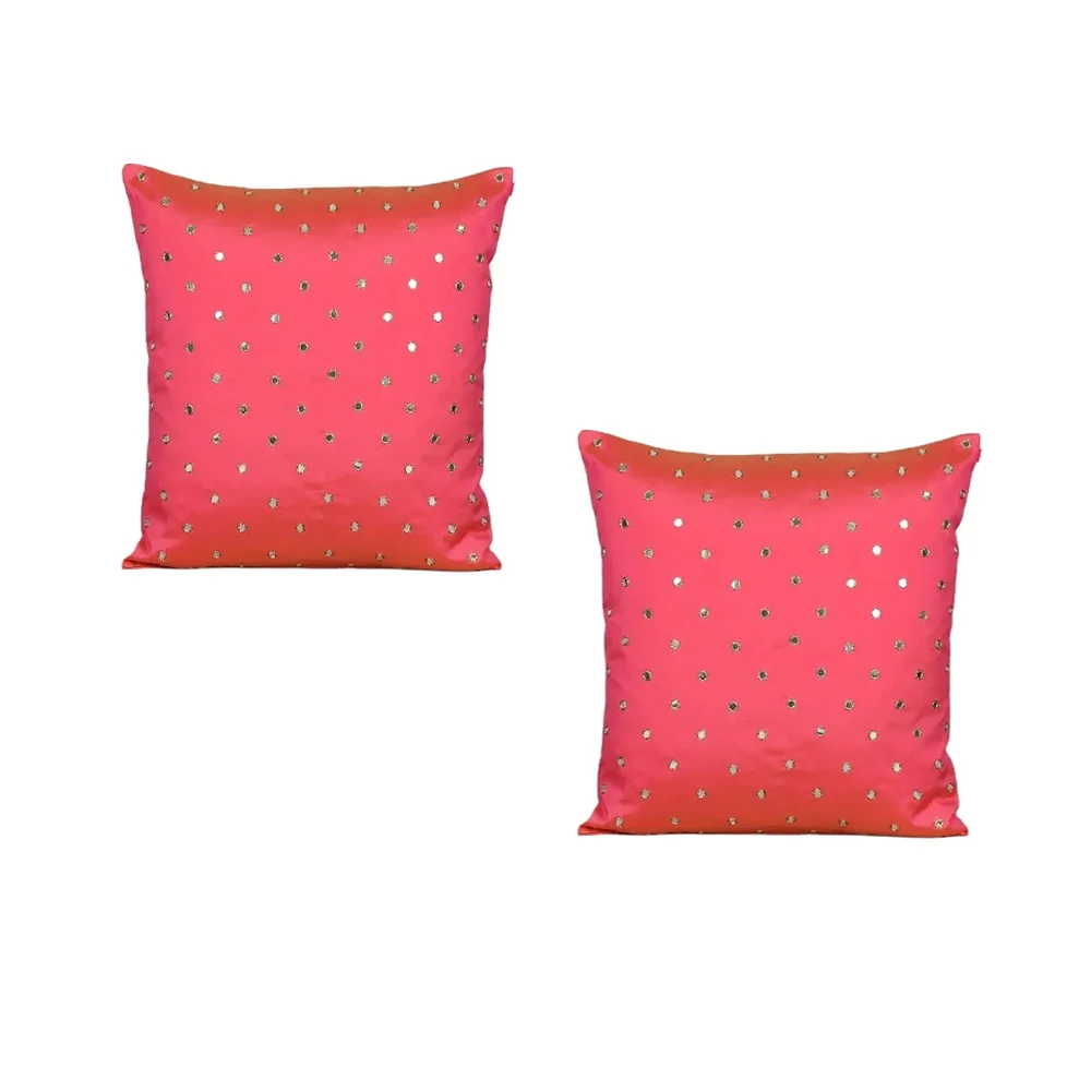 Buy Pillow Cases for Home Luxury Solid Color Living Room Decorative Polyester Cushions Handmade Cushion Cover At Best Price