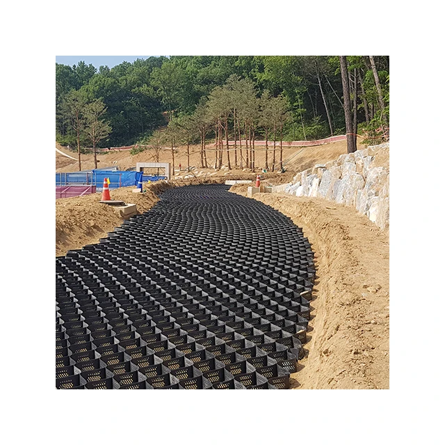 (GEOCELL KOREA) - GKS3020 geotextile HDPE stiffener used for ground reinforcement ultrasonic fusing several strips KOTRA