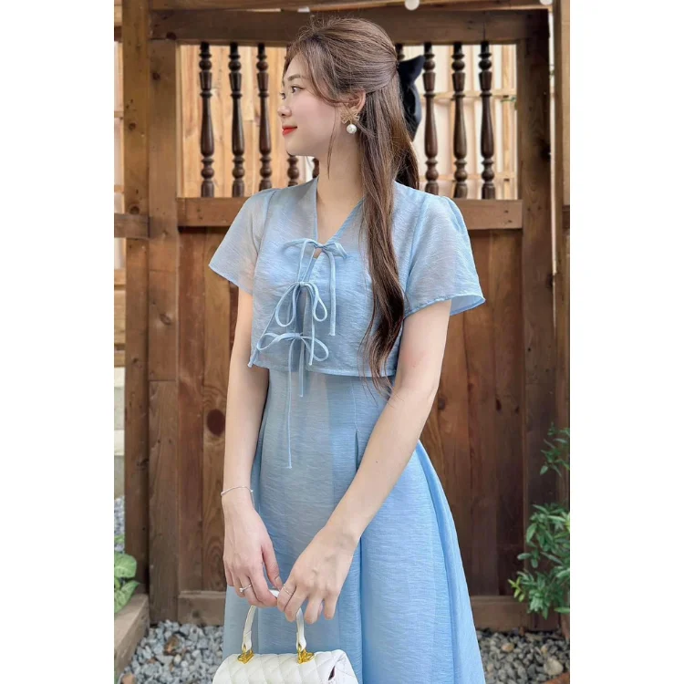 Elegant Casual Dresses Fast Delivery Comfortable For Women Clothing Luxury Design Customization Producer Vietnam Manufacturer