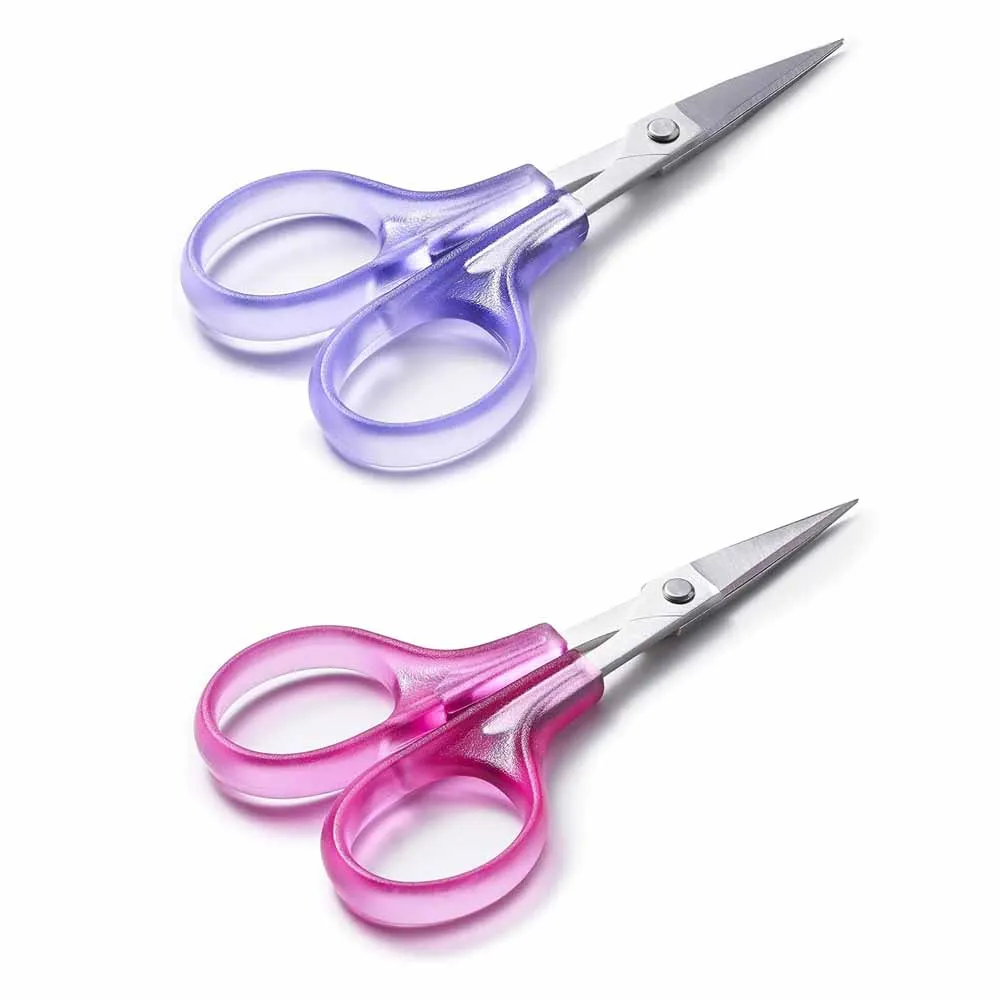 High precision sharp fine tip paper cutting scissors sewing & crafting scissors with protective cover