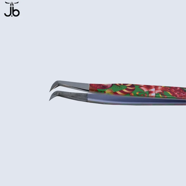 competitive prices eyelash tweezer Stainless Steel Hand Tested Wholesale Eyelash Extension Tweezer