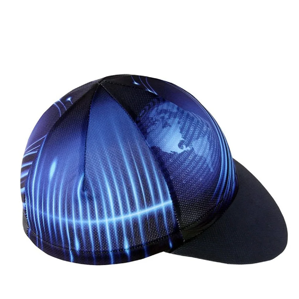 Cycling Cap Quick Dry Polyester Sublimation Printing Bicycle Road Bike Hat Custom Sublimation Outdoor Cycling Cap