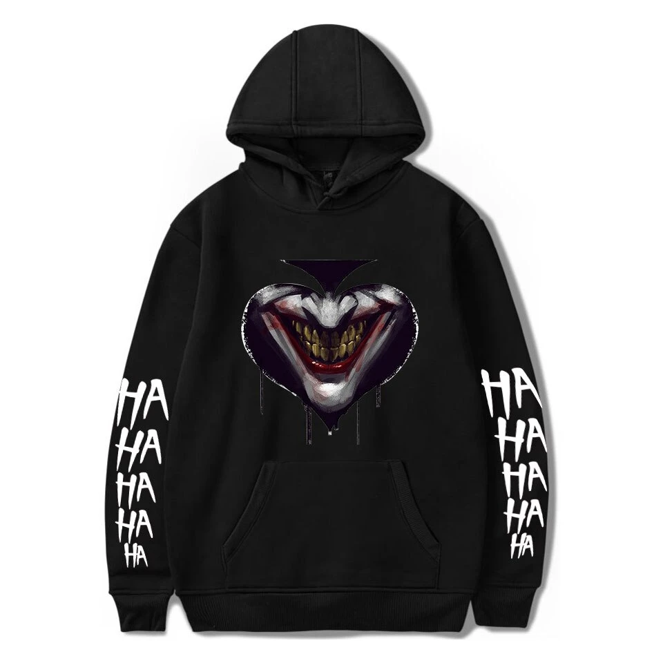 Hot Joker 3D Printed Hoodies for Men Horror Movie 3D Printing Hoodies From Men Casual Fashion Funny Oversized joker hoodies